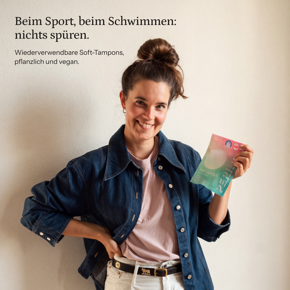 PONTAMS Soft-Tampons – Beim Sport, beim Schwimmen: nichts spüren.