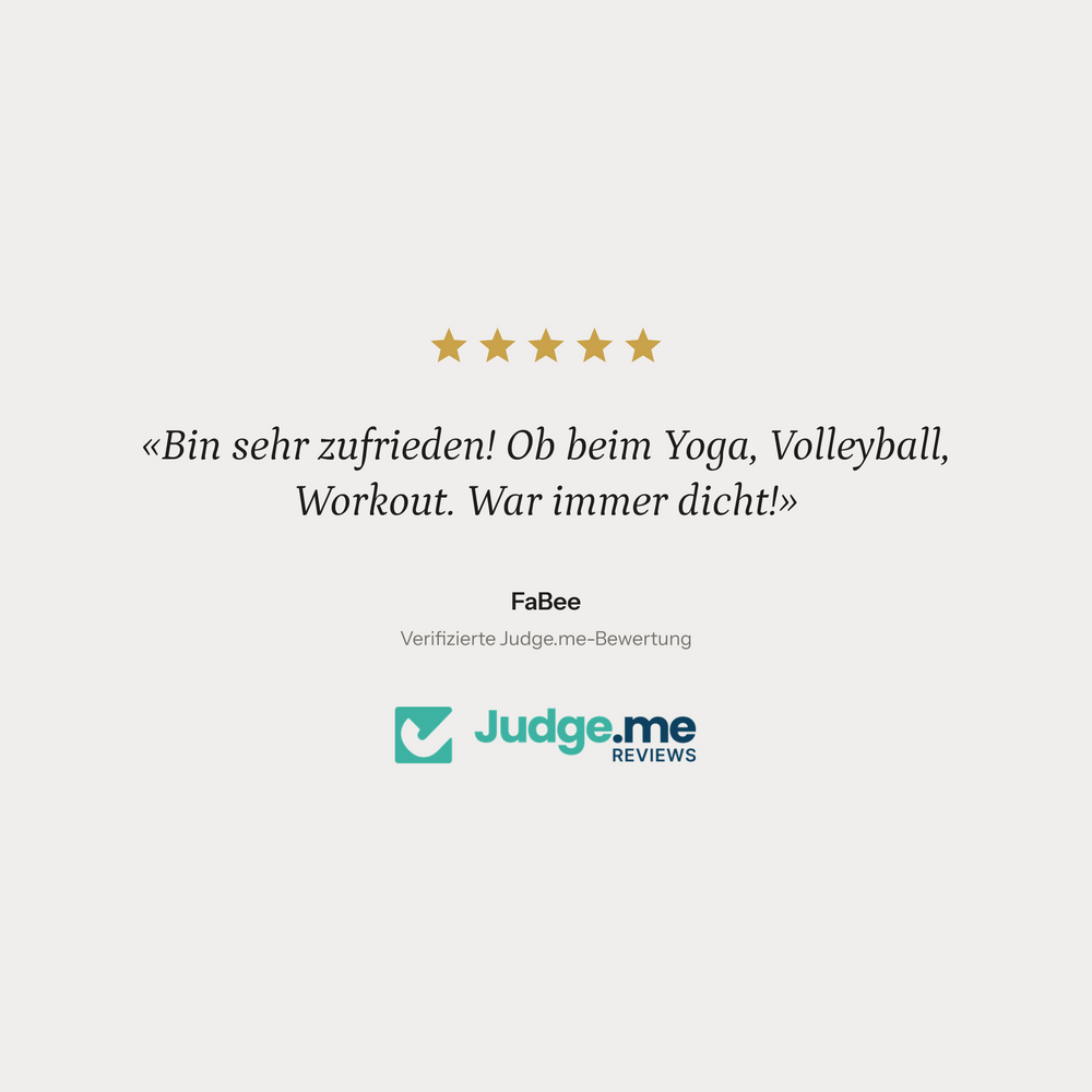 Active Cycle Premium Bundle – «Bin sehr zufrieden! Ob beim Yoga, Volleyball, Workout. War immer dicht!»