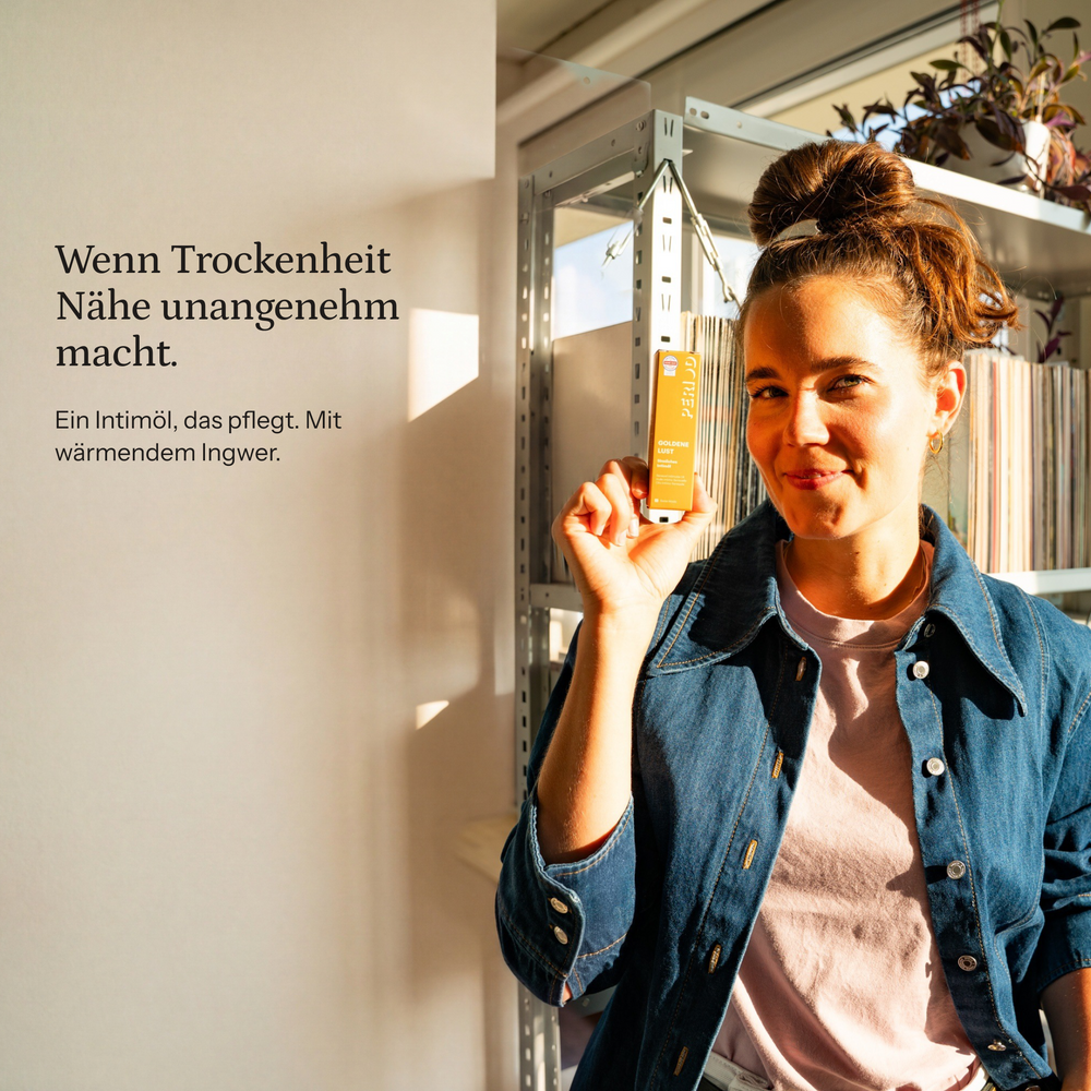 GOLDENE LUST Ritual Set – Wenn Trockenheit Nähe unangenehm macht.