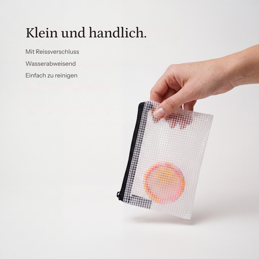 PERIOD Zip Bag – Klein und handlich.